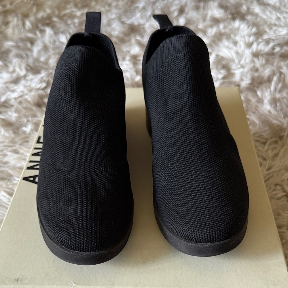 Anne Klein's Queenie wedge sneakers slip-on